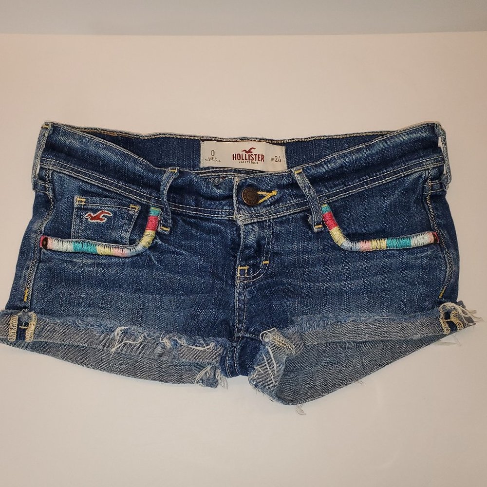 Hollister jean shorts